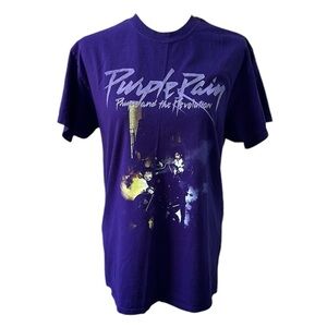 Prince and the Revolution Purple Rain Unisex Tee Size Medium